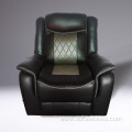 European Style Recliner Leather Living Room Sofa Set